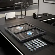 Нарды под стеклом «BMW» — фотография 5