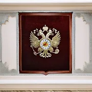 Настенные часы «Герб России» — необычный подарок — фотография 1