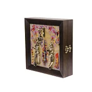Ключница «Пара. Осень» с бронзой, ясенем и ониксом — фотография 6