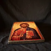 Подарочная икона "Христос Вседержитель" + подставка — фотография 6