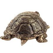Фигурка «Черепаха» из патинированной бронзы — фотография 3