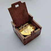 Металлический брелок для ключей «Тигр» — фотография 3