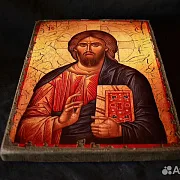 Подарочная икона "Христос Вседержитель" + подставка — фотография 3