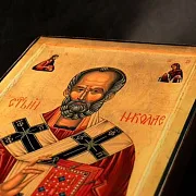 Икона с ковчегом " Святитель Николай" — фотография 8