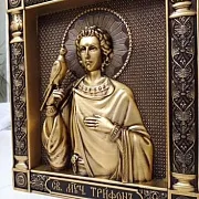 Икона Резная Святой Трифан — фотография 8