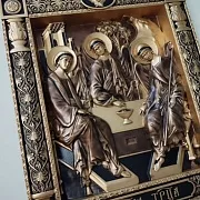 Икона Святая Троица — фотография 3