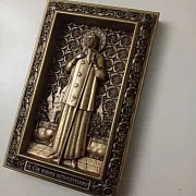 Резная Икона Ксения Петербургская — фотография 8