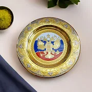 Сувенирная тарелка "Триколор". Златоуст — фотография 1